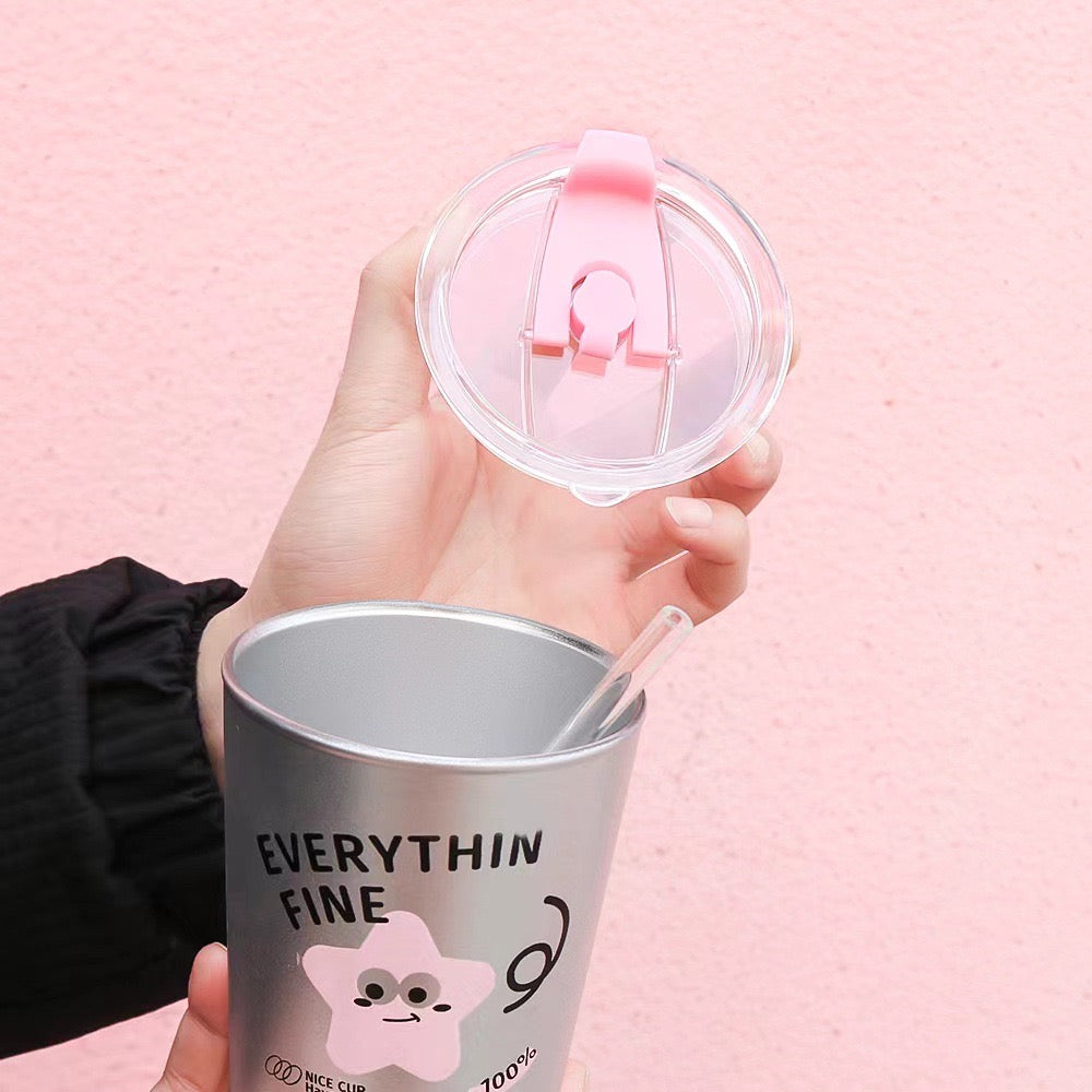 可爱云朵保温杯