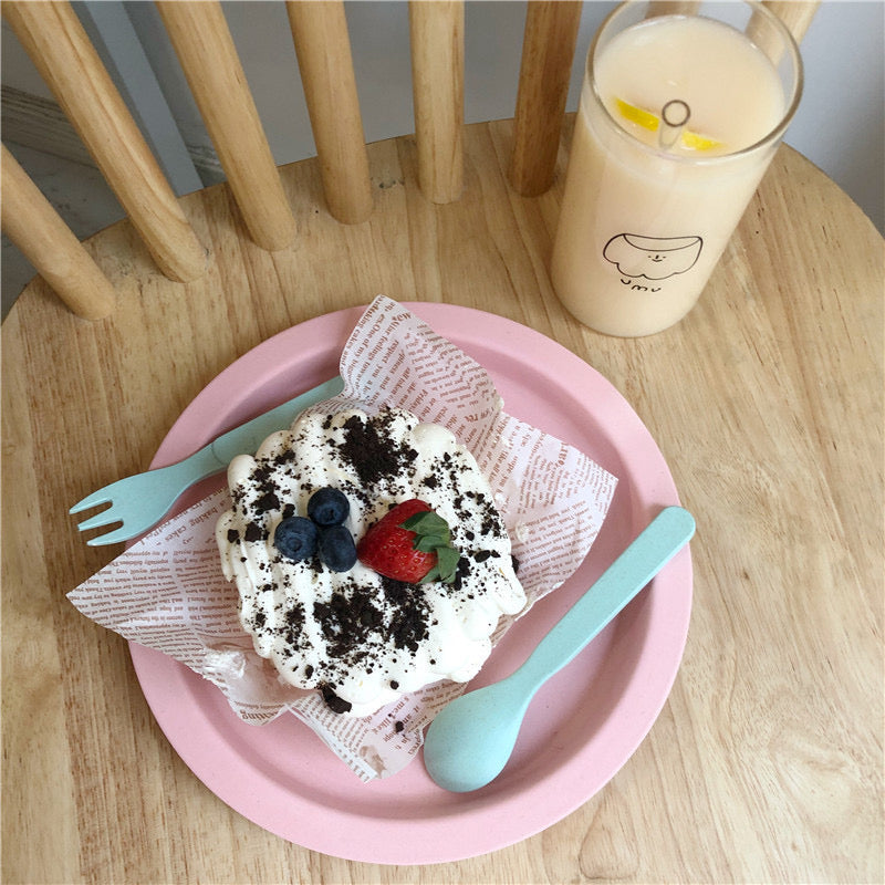 ins糖果色餐盘