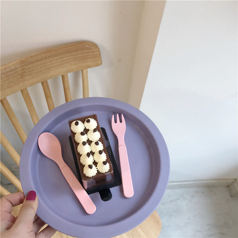 ins糖果色餐盘