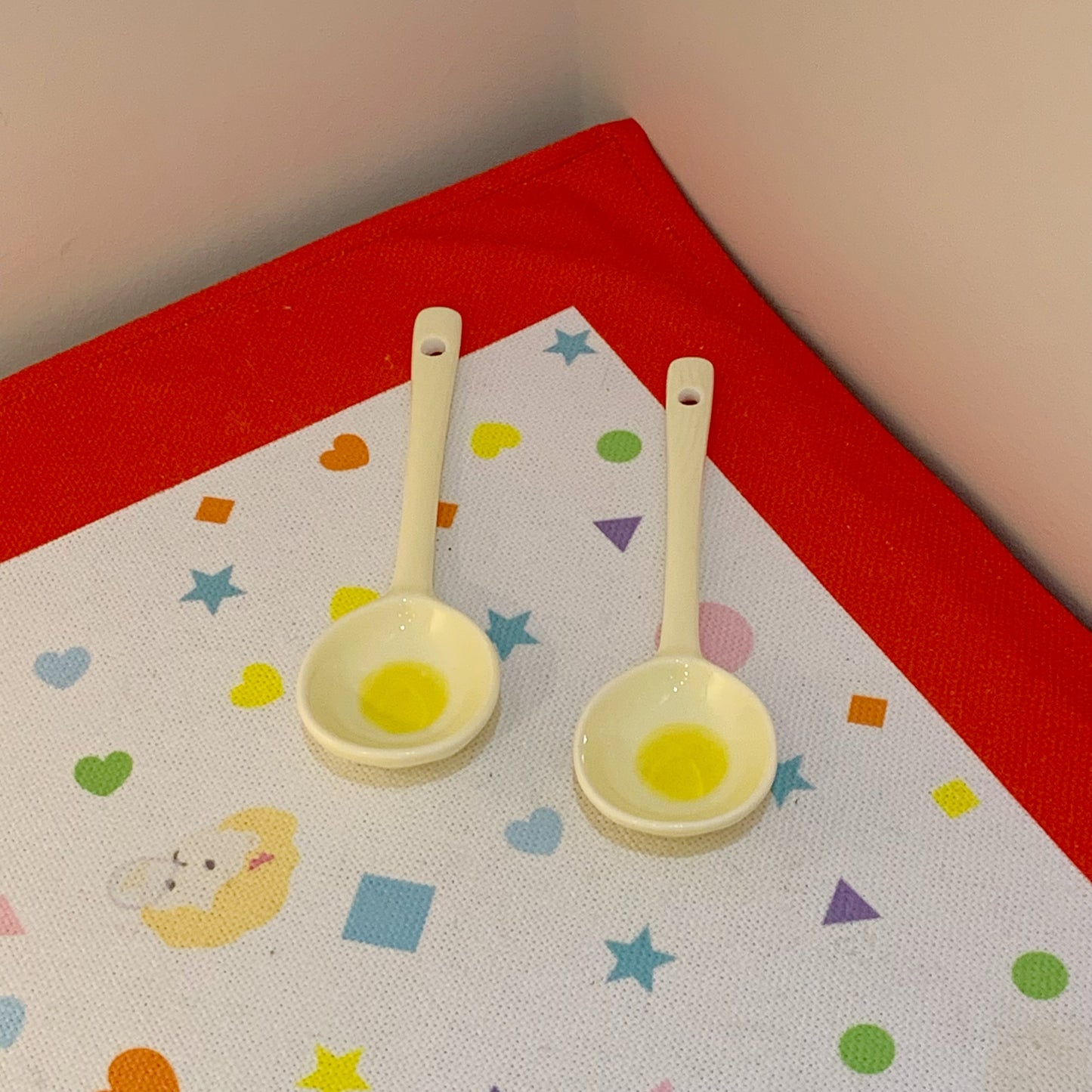 ins风三色渐变甜品勺