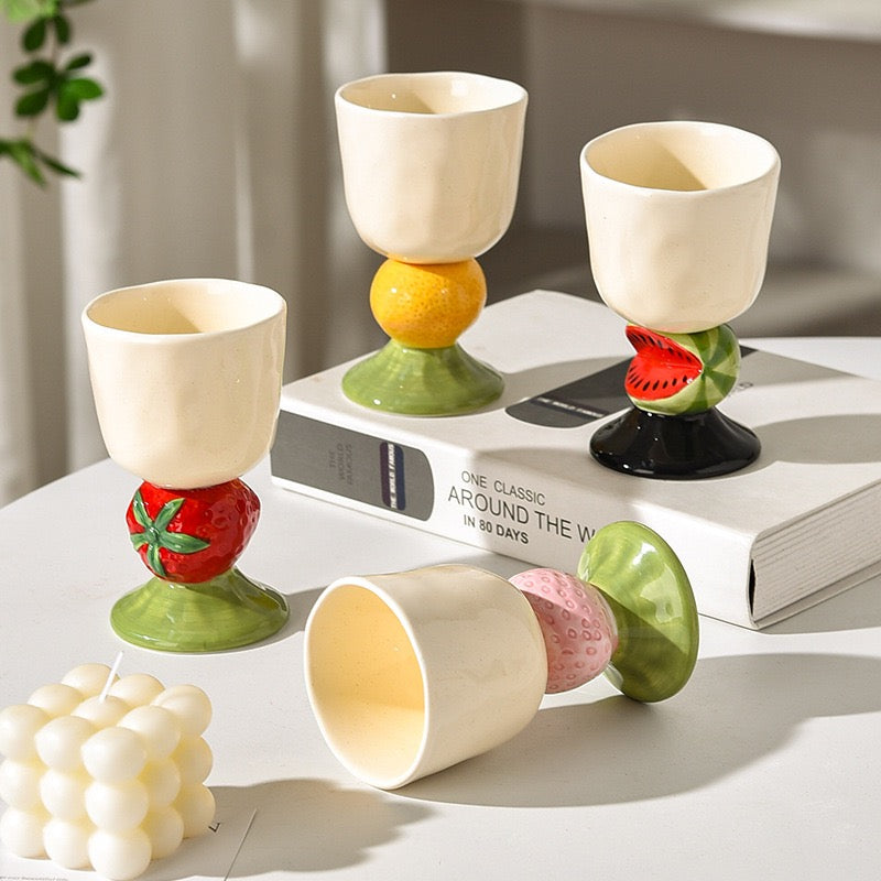 日式水果造型甜品杯