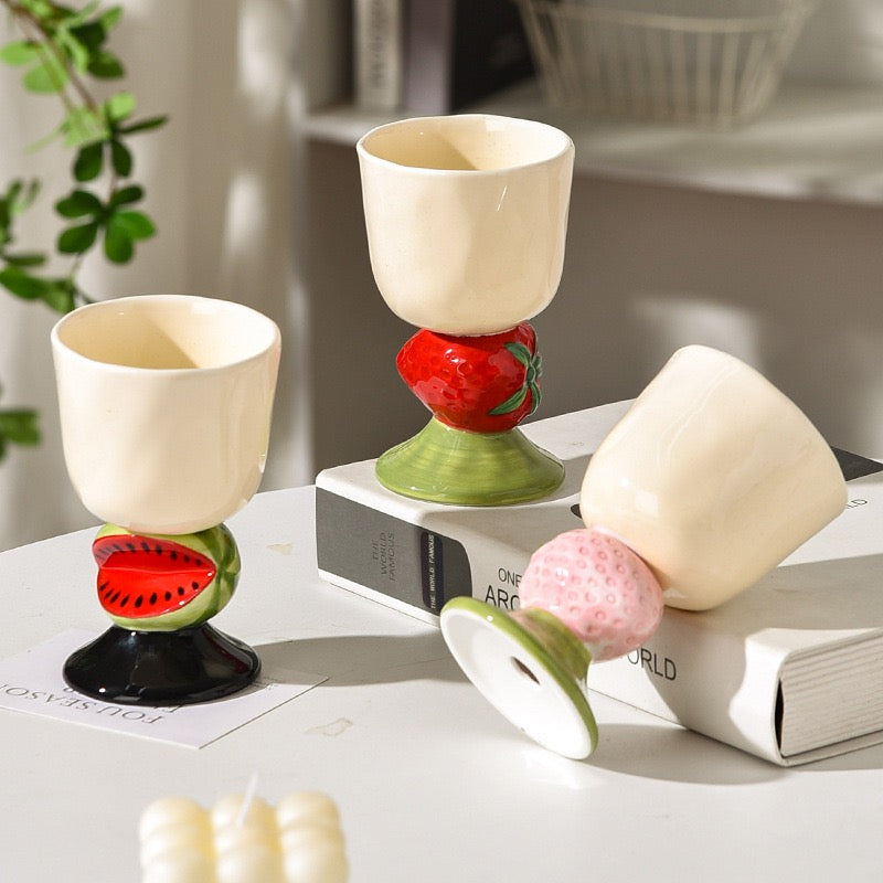 日式水果造型甜品杯