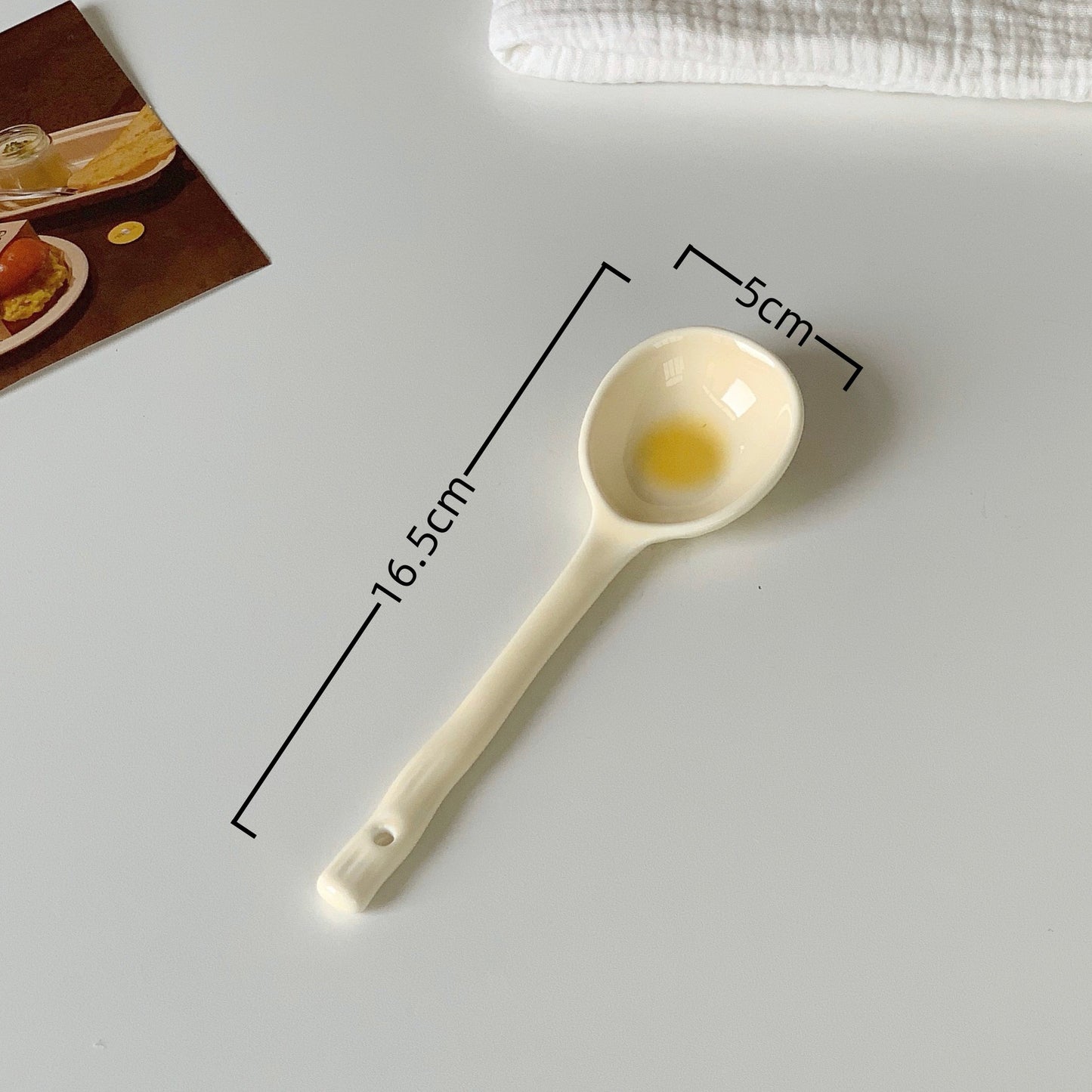 ins风三色渐变甜品勺