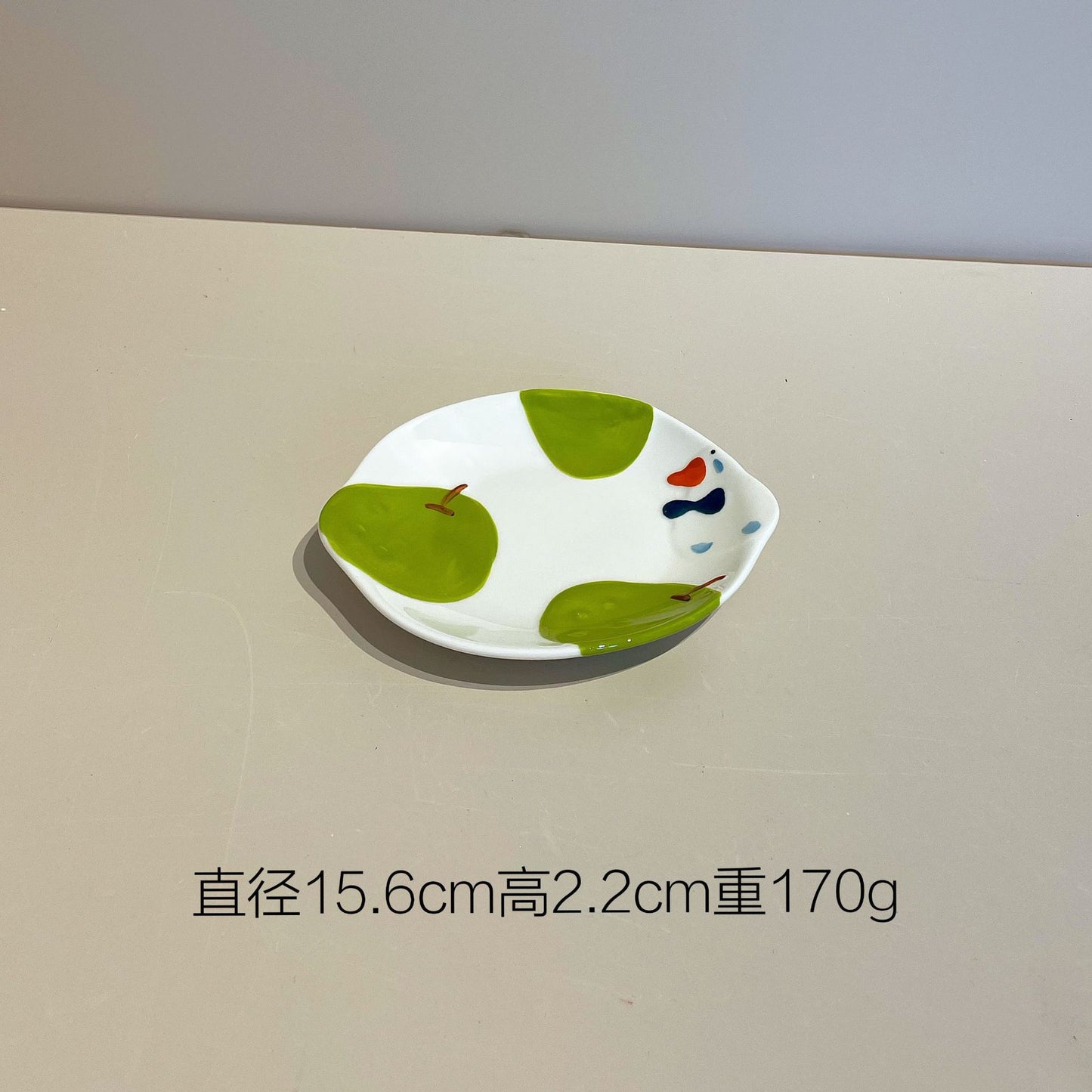 两色可选陶瓷骨碟
