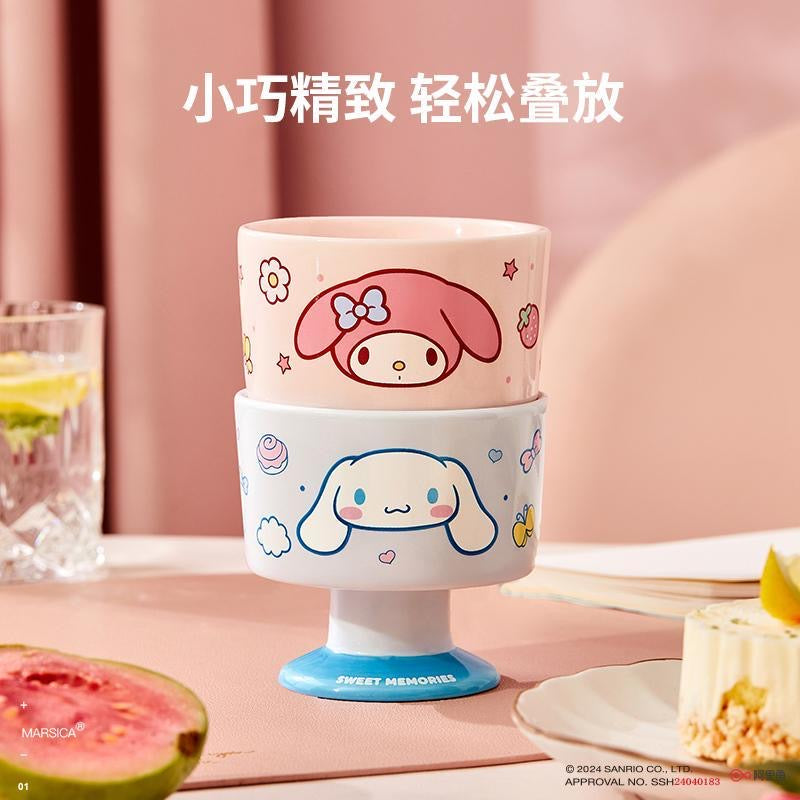 可爱三丽鸥酸奶陶瓷杯