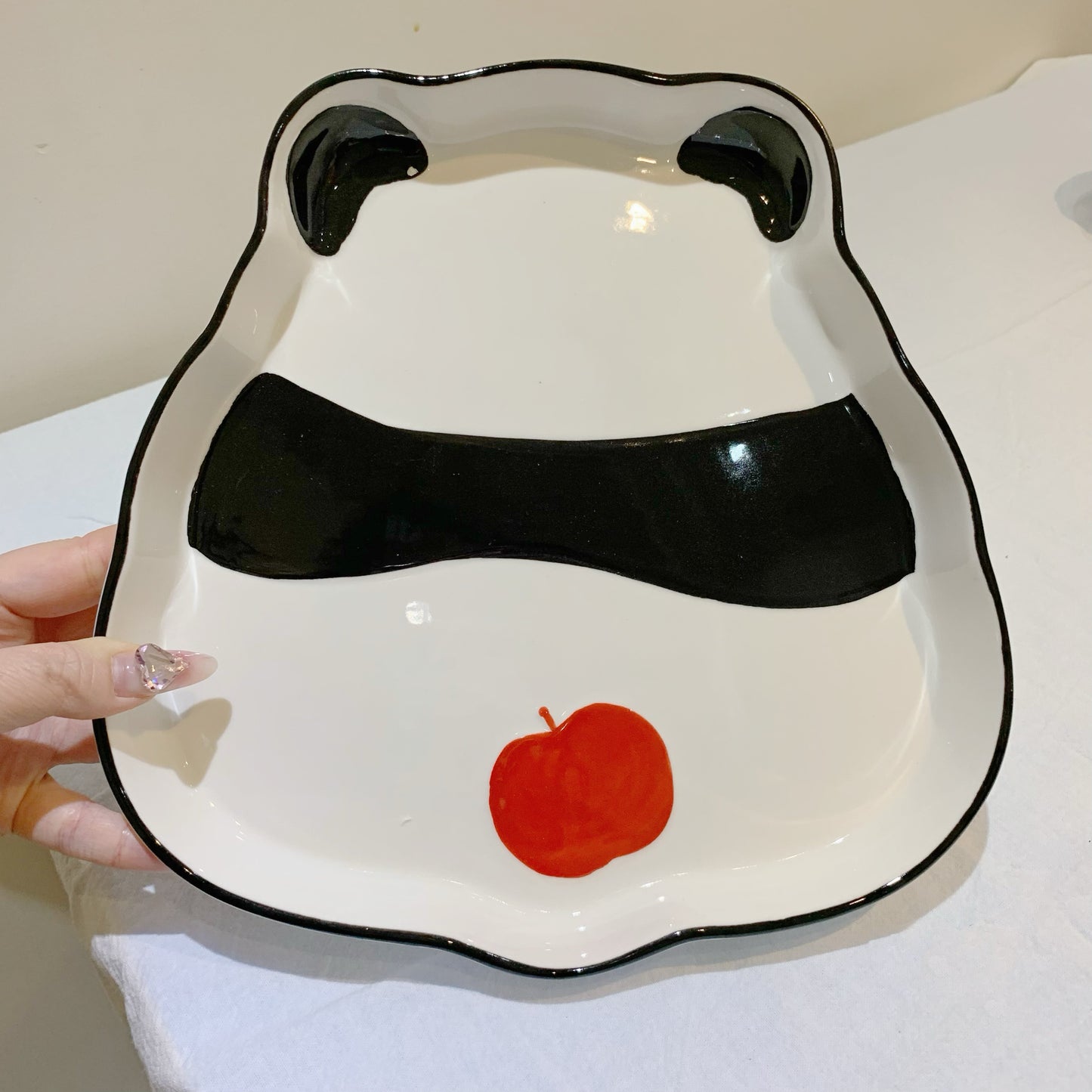 Cute panda plate