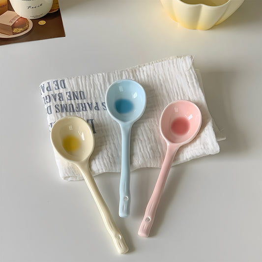 ins风三色渐变甜品勺