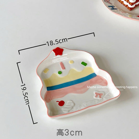 生日蛋糕餐盘