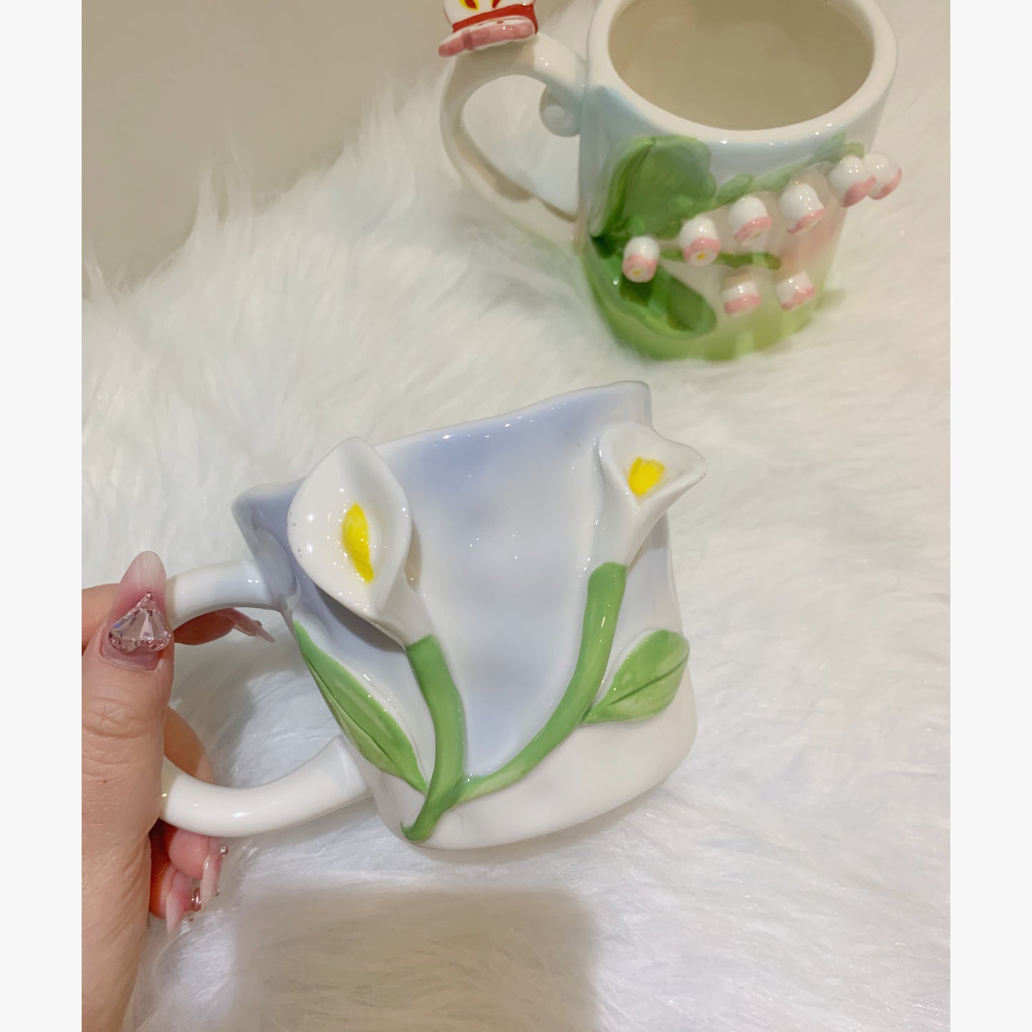 Flower mugs