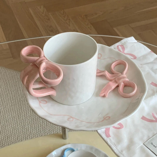 蝴蝶结🎀立体陶瓷盘